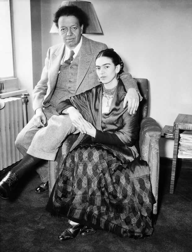 Diego Rivera and Frida Kahlo, portrait from the Detroit Institute of Arts