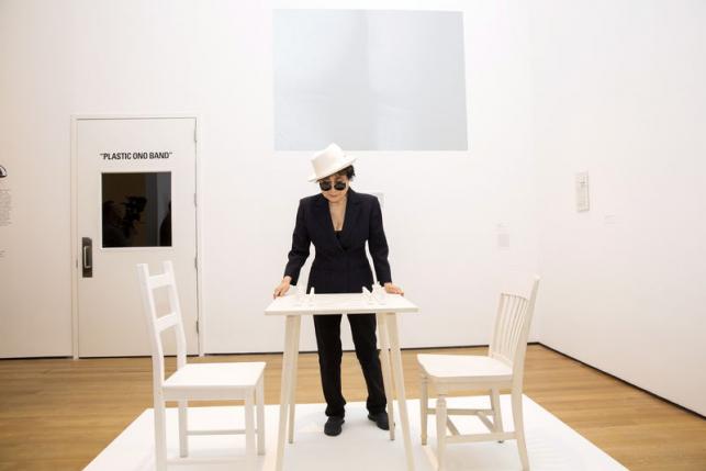 Yoko Ono, May 2015, Image: REUTERS/Lucas Jackson, MoMA