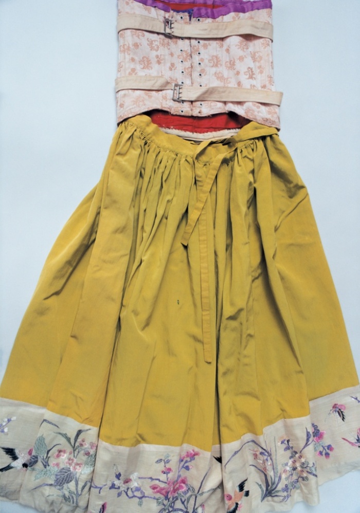 One of Kahlo's elaborate outfits, Photo: Ishiuchi Miyako
