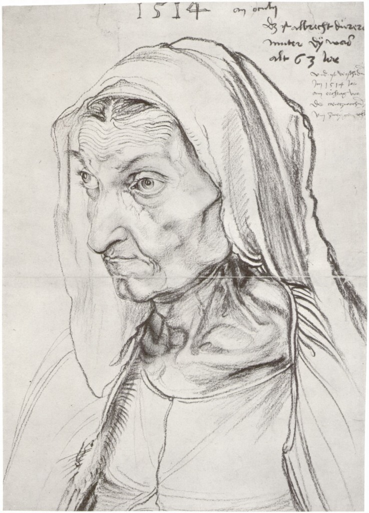 Low ranking of "creativity"- Portrait of the Artist's Mother at the Age of 63 (1514), Albrecht Dürer