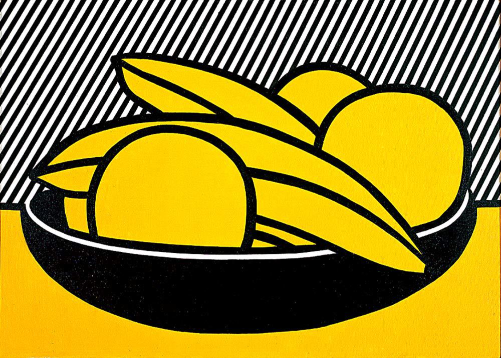High ranking "creative" piece of art: Bananas and Grapefruit (1972), Roy Lichtensein