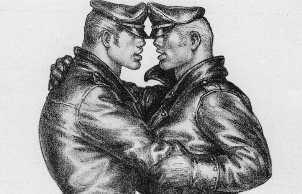 Detail of an illustration by Tom of Finland