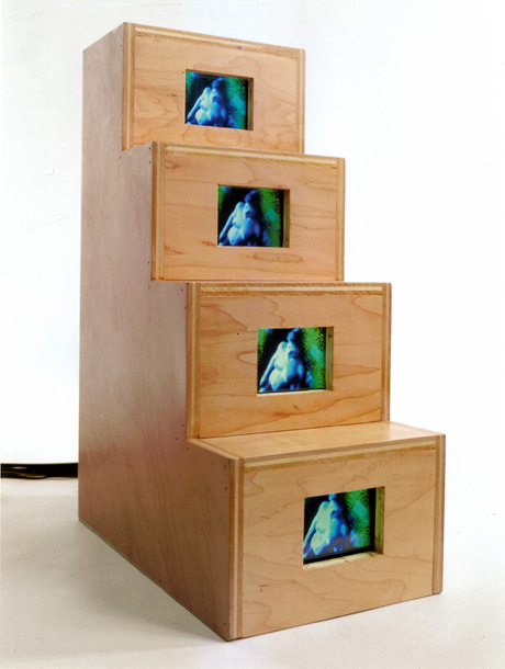 Duchamp: Nude Descending a Staircase (1976), Shigeko Kubota 