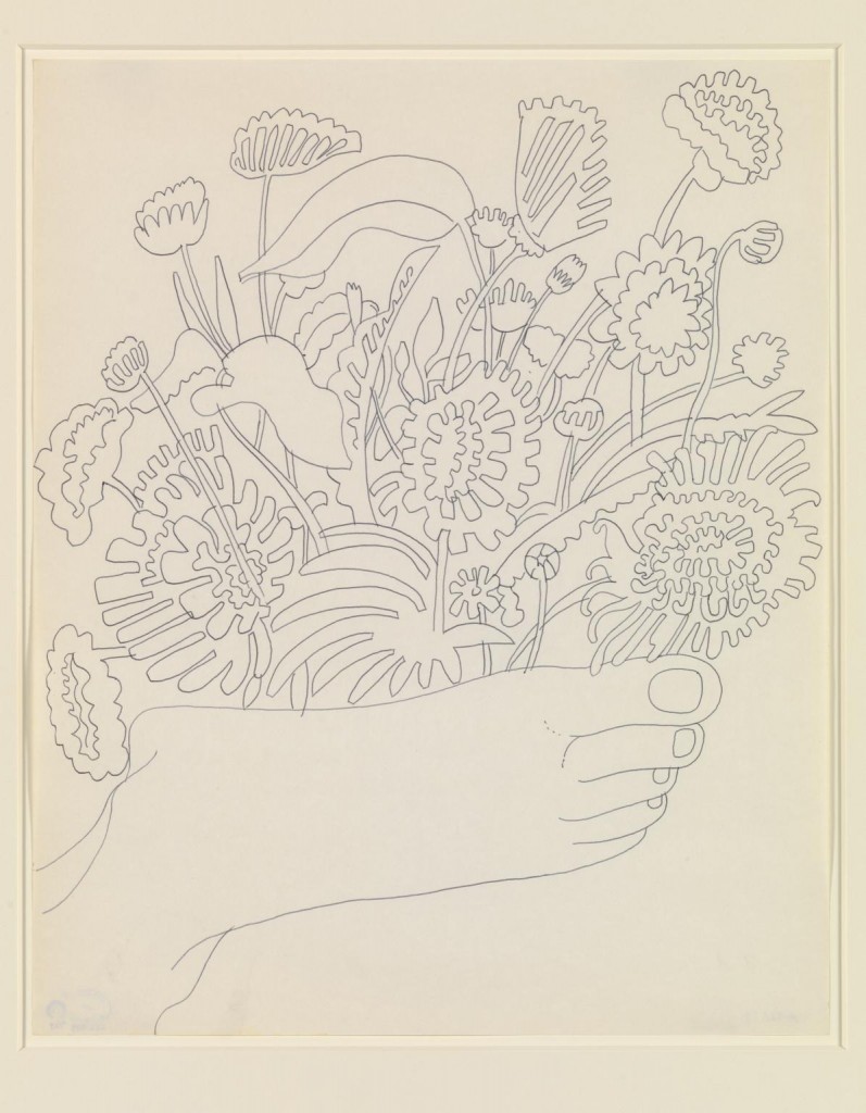 Foot with Flowers (1958) Andy Warhol 