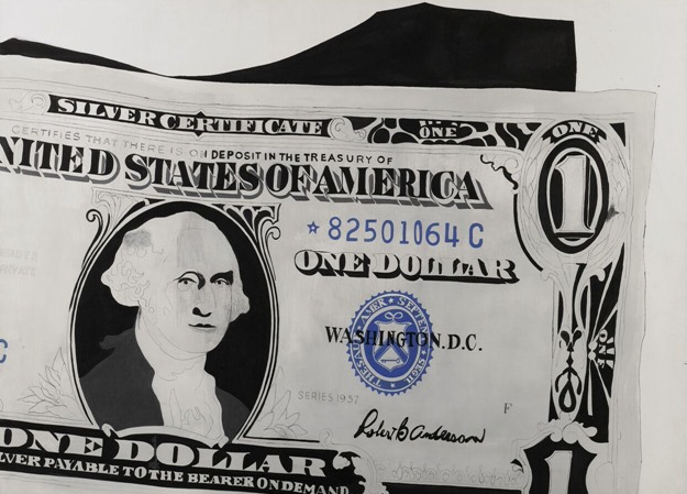 One Dollar Bill (Silver Certificate) (1962), Andy Warhol
