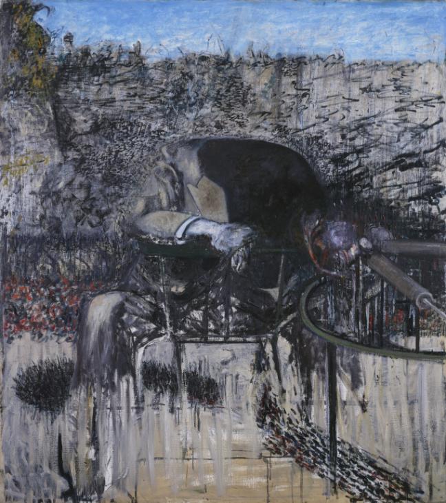 Figure in a Landscape (1945) Francis Bacon 