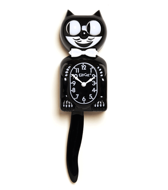 Artworks by Earl Arnault titled Kit Cat Clock