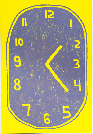 Artworks by Luc Fuller titled Standing Clock Painting 