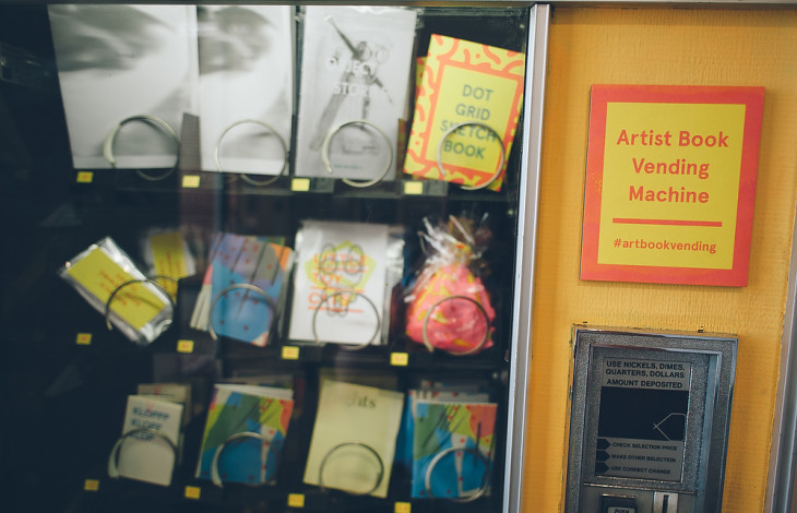 Aritst's Book Vending Machine, New York Art Book Fair