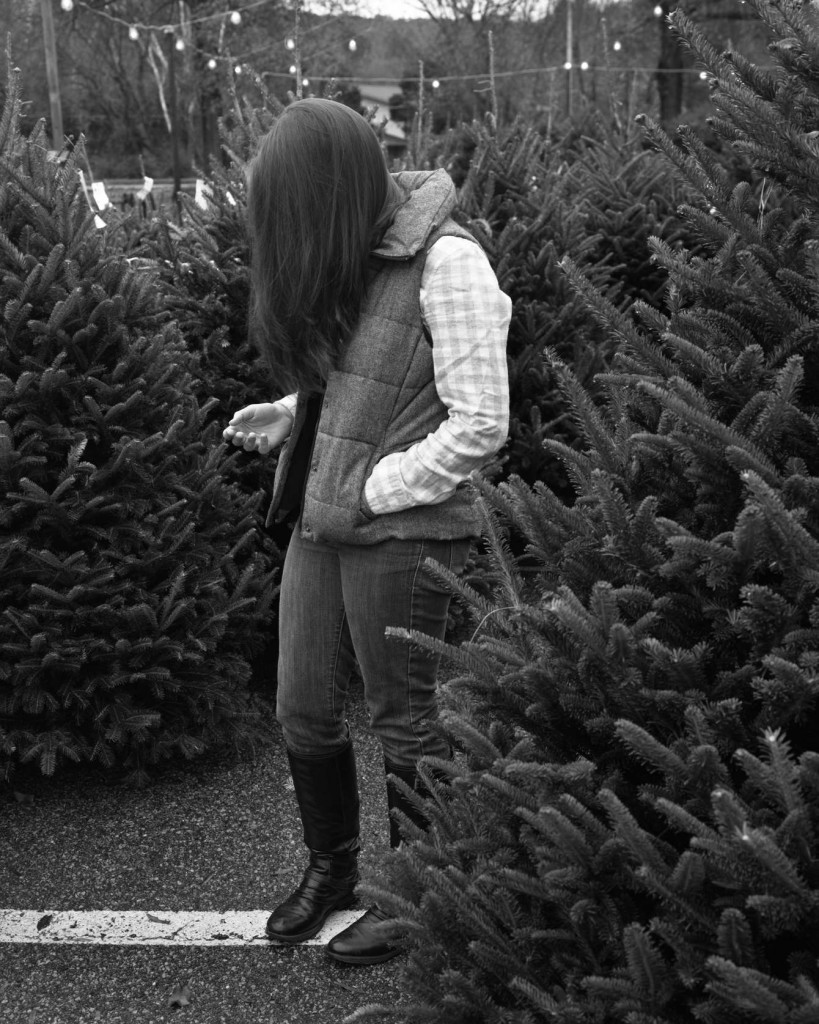 Angie tree shopping from photography series Removed by Eric Pickersgill