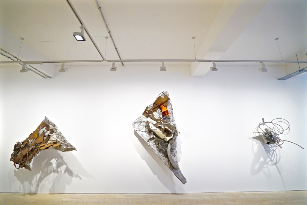 Installation view of Sculptures by Frank Stella at Bernard Jacobson Gallery