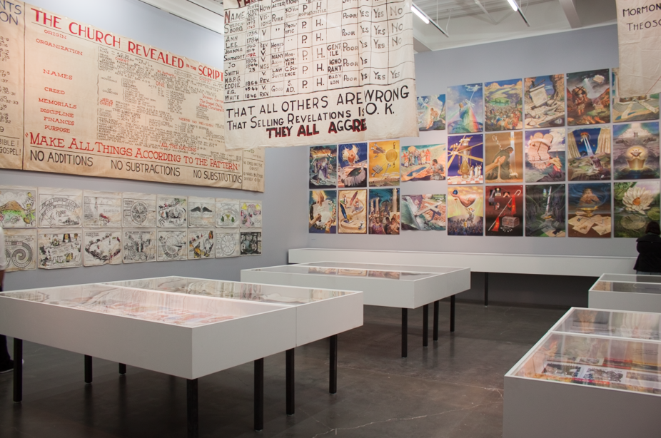 Jim Shaw's installation of religious-materials at the New Museum 