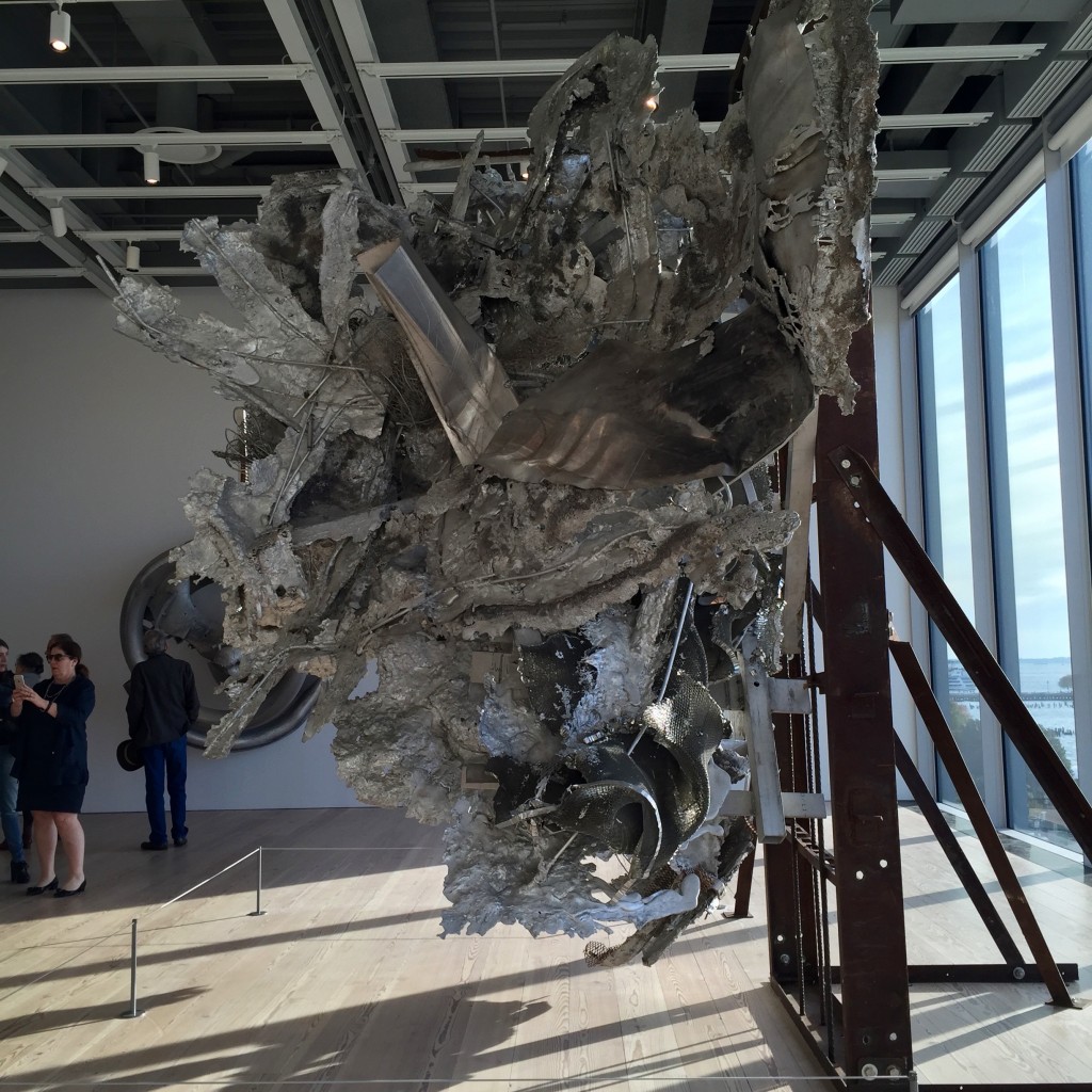 Frank Stella sculpture titled Raft of Medusa at The Whitney