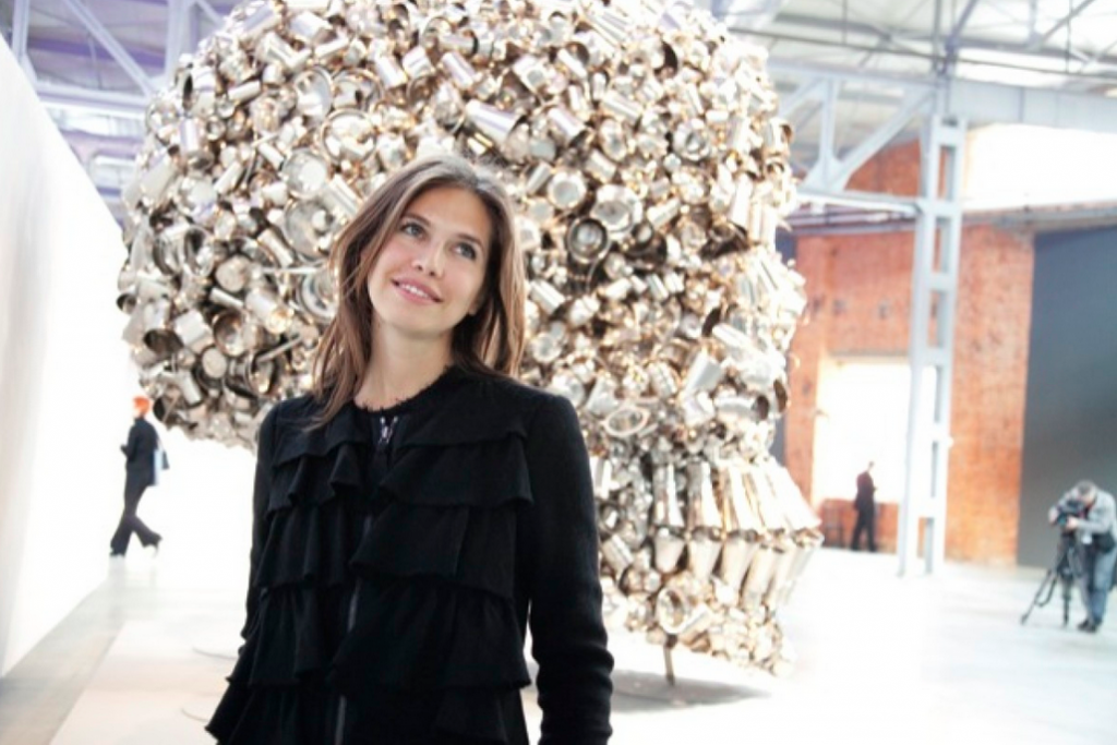 Dasha Zhukova at an exhibit in the Garage Center for Contemporary Culture, Photo: GUEORGUI PINKHASSOV
